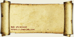 Una Perošević vizit kartica